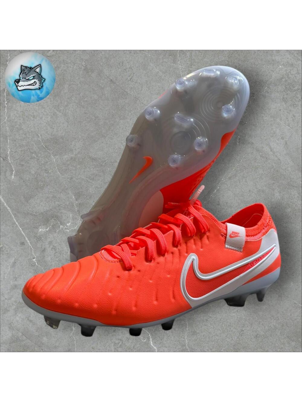 Nike Tiempo Legend 10 Elite FG Soccer Cleats Hot‎ Lava Mens Size 5 DV4328-800